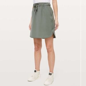 lululemon athletica Olive/grey Skirt